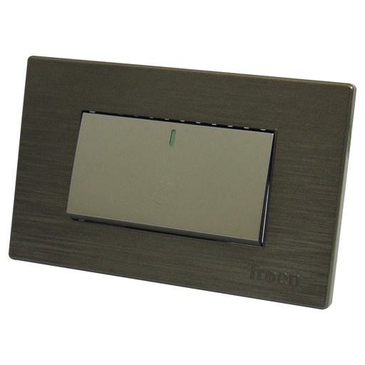 [9880] TIMBRE PARA PUERTAS PLATEADO TROEN