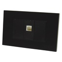 TOMA PARA CABLE DE RED RJ45 NEGRO TROEN