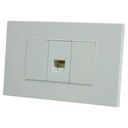 TOMA PARA CABLE DE TELEFONO BLANCO TROEN