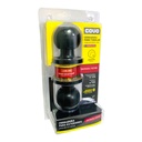 CERRADURA DE POMO TUBULAR PARA DORMITORIO NEGRO COVO