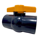 VALVULA BOLA COMPACTA PVC PRES 2" SIN ROSCA TUBRICA