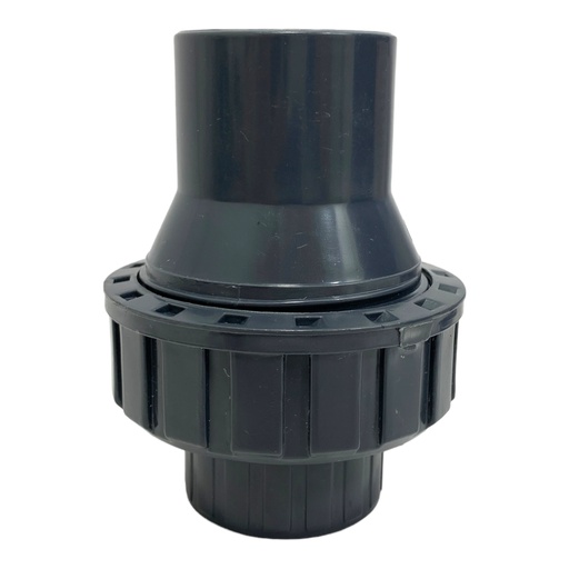 [11206] VALVULA CHEQUE UNION UNIVERSAL PVC PRES 1" C SIN ROSCA TUBRICA