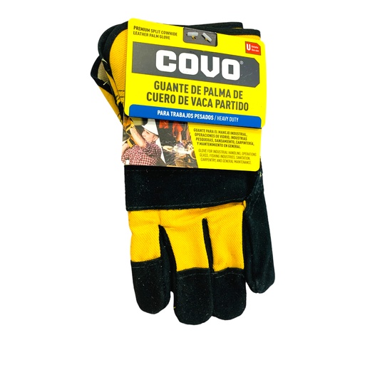 [11230] GUANTE DE PALMA DE CUERO DE VACA COVO