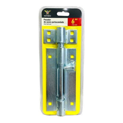[11181] PORTA CANDADO 6" DE ACERO SECURITY