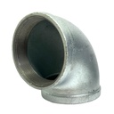 CODO 90GR 4" DE ACERO GALVANIZADO HR GRIVEN