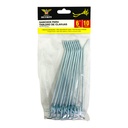GANCHOS PARA TABLEROS DE CLAVIJA 6" 10 PIEZAS SECURITY