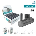 LLAVE DE ARRESTO 1/2" GRIS METALICO GRIVEN GUN METAL