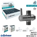 LLAVE DE ARRESTO 1/2" GRIS METALICO GRIVEN GUN METAL