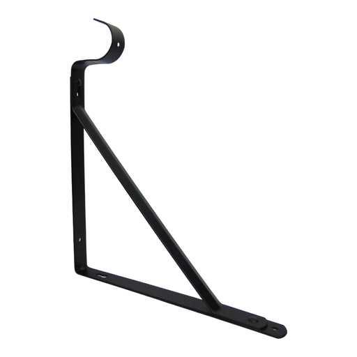 [11238] ANGULO DE SOPORTE 26 X 34 CM NEGRO MATE