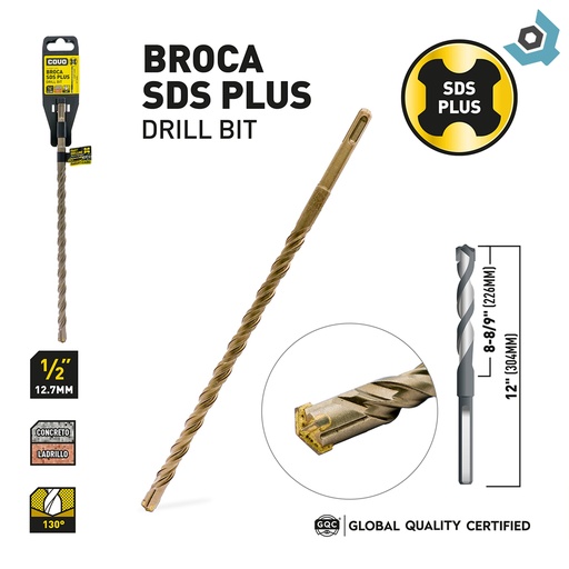 [11251] MECHA SDS PLUS 1/2" X 12" COVO