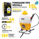 TANQUE FUMIGADOR TIPO MOCHILLA 15 LITROS 6A COVO