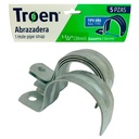 ABRAZADERAS 1 1/2" 5 PZS TROEN