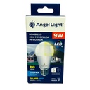 BOMBILLO LED 9W CON FOTOCELDA LUZ FRIA 6500K ANGEL LIGHT