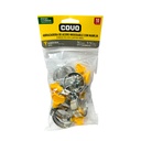 ABRAZADERA CON MANIJA 3/4" A 1-1/2" 10 PZAS COVO