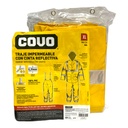 TRAJE IMPERMEABLE CON CINTA REFLECTIVA 2 PIEZAS TALLA XL COVO
