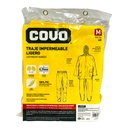 TRAJE IMPERMEABLE LIGERO 2 PIEZAS TALLA M COVO
