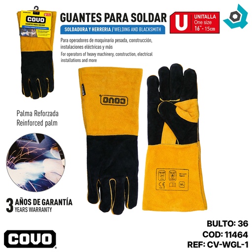 [11464] GUANTES PARA SOLDAR COVO