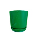 MATERO Y PLATO ART CIL LISO D-20 VERDE DP