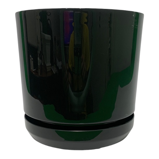 [11530] MATERO Y PLATO PP ART CIL LISO D-20 NEGRO DP