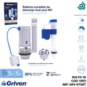 HERRAJE PARA W.C CON DESCARGA DUAL 2" GRIVEN ELITE