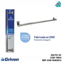 TOALLERO DE BARRA 60CM CROMADO GRIVEN BASIC