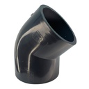 CODO 45GR PVC PRES SCH80 3" CXC TUBRICA