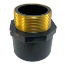ADAPTADOR PVC PRES SCH80 2" C X MR DE BRONCE TUBRICA