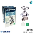 LLAVE PARA DUCHA 1/2" CROMADO ACERO INOXIDABLE GRIVEN