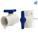 VALVULA 4" DE PVC CON ROSCA GRIVEN