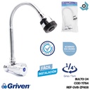 GRIFERIA PARA FREGADERO CUELLO FLEXIBLE CROMADO GRIVEN BASIC