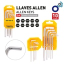 JUEGO DE LLAVES L ALLEN X10 PIEZAS COVO