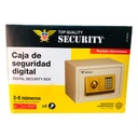 CAJA DE SEGURIDAD DIGITAL 25X35 CM DORADO SECURITY