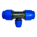 TEE REDU 75 X 50MM PARA RIEGO PEAD TUBRICA