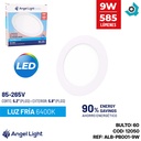 LAMPARA  LED PARA EMPOTRAR REDONDA 9W 6400K ANGEL LIGHT BASIC