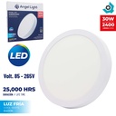 LAMPARA LED SUPERFICIAL REDONDA 30W 6400K ANGEL LIGHT