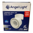 LAMPARA SPOT LED PARA TECHO 12W 4000K ANGEL LIGHT
