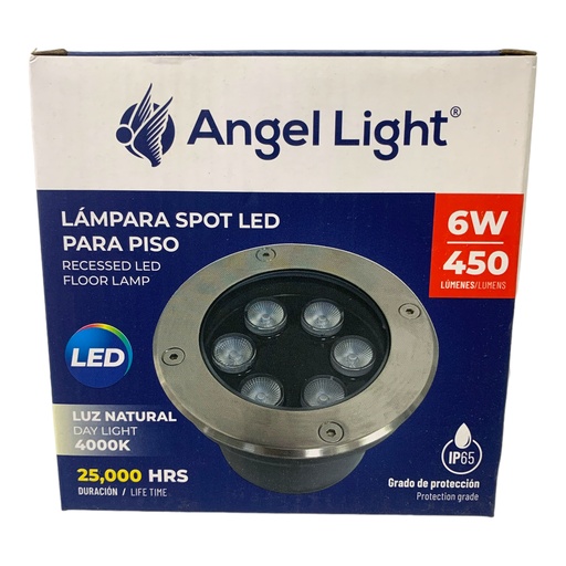 [12129] LAMPARA SPOT LED PARA PISO 6W 4000K ANGEL LIGHT