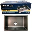 FREGADERO SOBREPONER ACERO INOXIDABLE NEGRO MATE GRIVEN ELITE