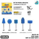 SET DE MECHAS ABRASIVAS 1/4" 5 PIEZAS COVO