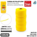 MECATILLO 2MM 200 METROS AMARILLO COVO