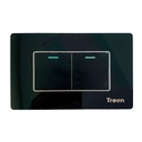 APAGADOR DOBLE DE ACRILICO NEGRO TROEN