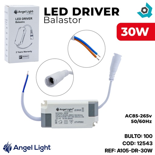 [12543] BALASTRO 30W ANGEL LIGHT
