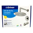 SET DE DUCHA COMPLETO CROMADO GRIVEN