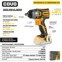 LLAVE DE IMPACTO INALAMBRICO BRUSHLESS 20V COVO