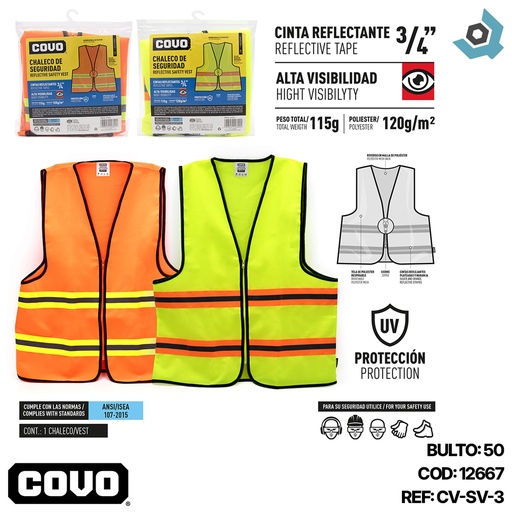 [12667] CHALECO DE SEGURIDAD COVO