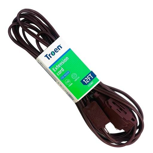 [12930] EXTENSION ELECTRICA 3.65M 3 TOMAS MARRON TROEN