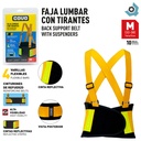 FAJA LUMBAR CON TIRANTES TALLA M COVO