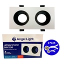 BASE DE LAMPARA DOBLE TIPO SPOT EMPOTRAR GU10 ANGEL LIGHT