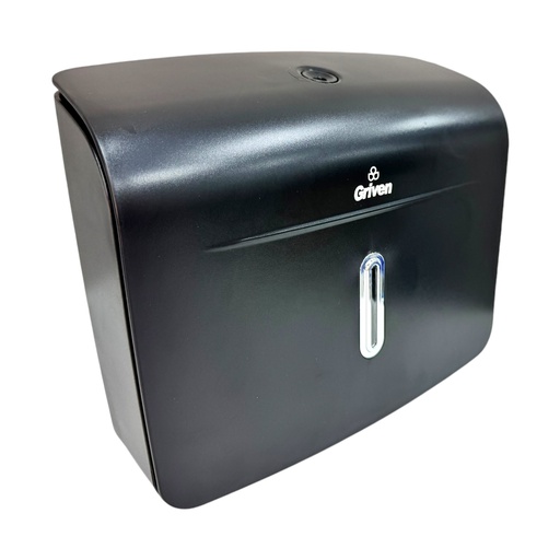 [13048] DISPENSADOR DE PAPEL PLEGABLE NEGRO GRIVEN
