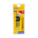 JUEGO DE LLAVES ALLEN PUNTA ESFERICA 7PZAS COVO